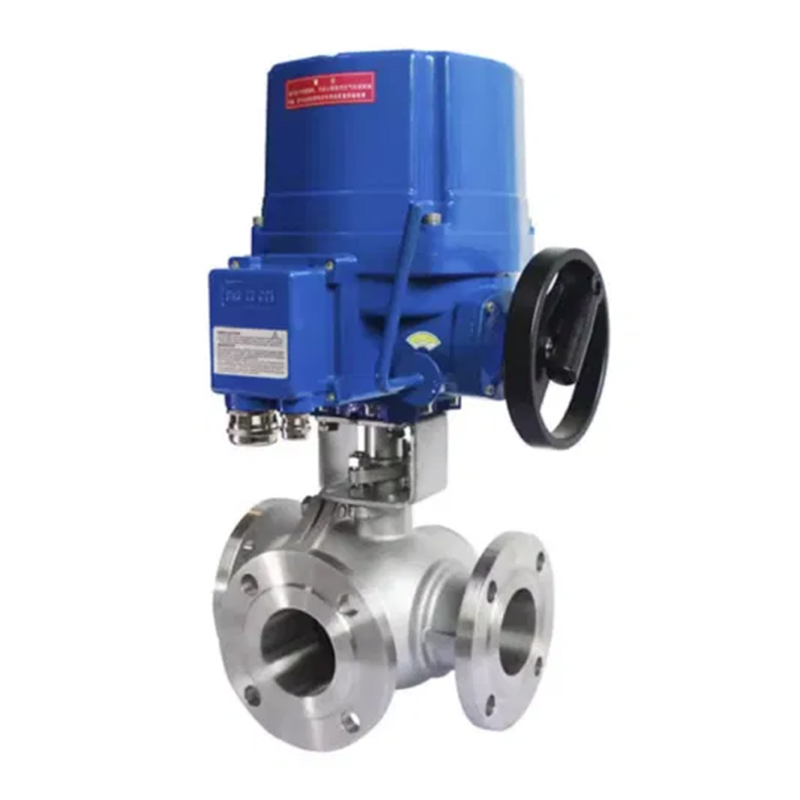 Q944 / 45F Valve à billes à trois voies électriques